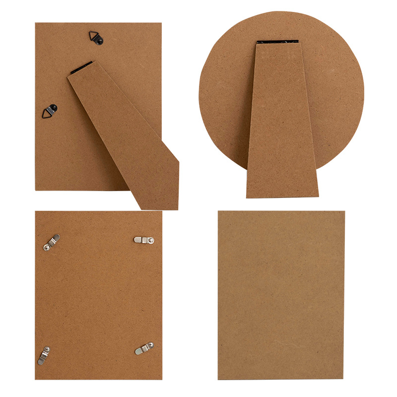 Picture frame backboard density board photo frame backboard processing hook cutting and bracket shrapnel style photo frame wholesale backboard