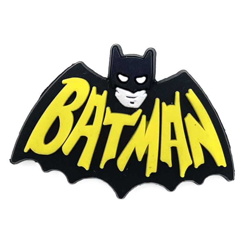 suit Batman Cartoon Hole Shoes Shoes Flower Shoe Buckle Croc Hole Shoes Garden Shoes Decoration