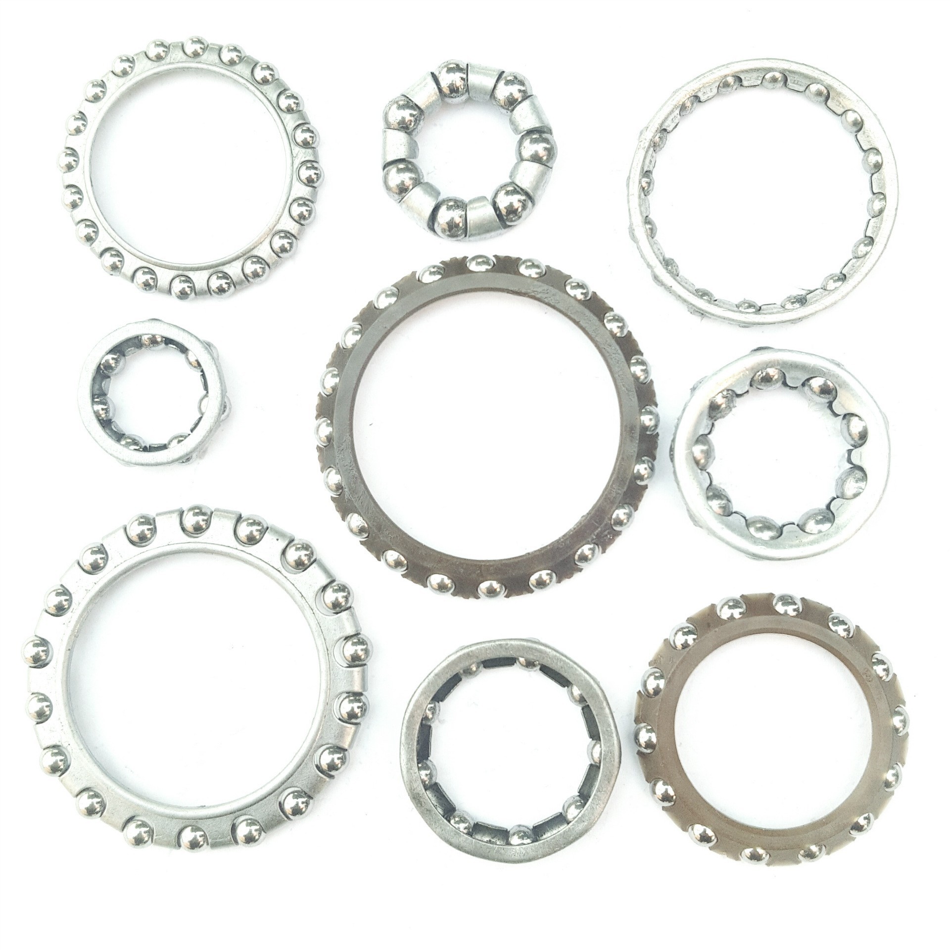 Mountain Bike Bike Road Bike Folding Bike Front and Rear Flower Drum Central Axle Ball Rack Bowl Set Axle Rack Bead Rack Ball Steel Ball