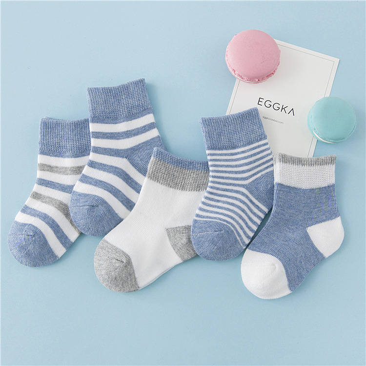 Picture of New Autumn Children's Socks Mid-tube Socks Boys 6-12 Years Old Cotton Socks Children's Socks Girls Baby Socks Spring and Autumn