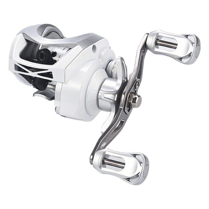 Komelon Full Copper Teeth Fishing Wheel Long-cast Pan-use Wire Cup Fishing Wheel Black Metal White Wheel Luya Drop Wheel