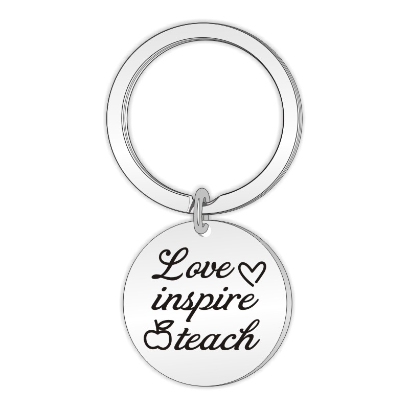 Teacher's Day Thanksgiving creative gifts Thanks For Making a Difference stainless steel key ring
