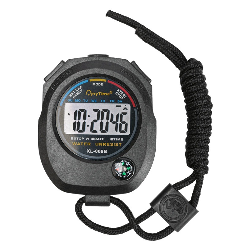 Single row two-way stopwatch referee special timer XL-009B electronic stopwatch track and field training running watch