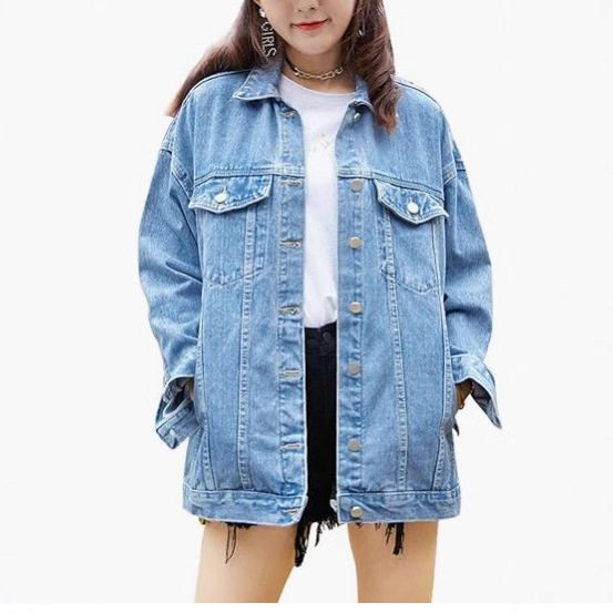 Picture of AliExpress cross-border European and American foreign trade women's clothing Amazon spring and autumn new Denim coat women's jacket long sleeve top