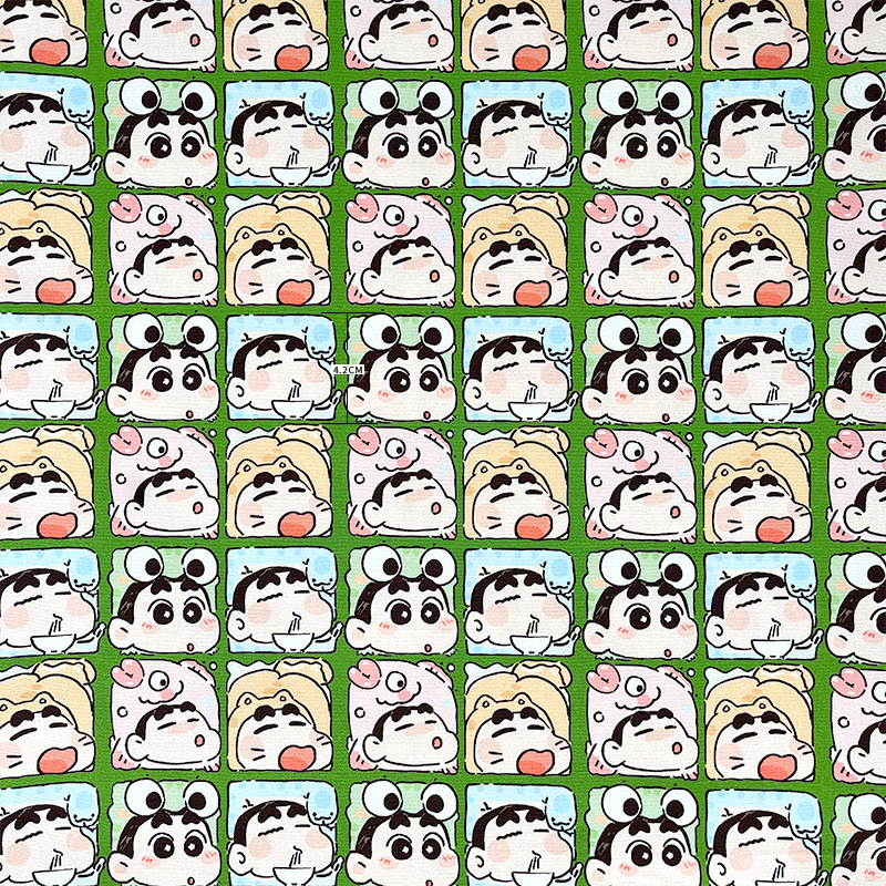 Picture of Crayon Shin-Chan 1.5m Piece of Pure Cotton Canvas, Width 1.0m Price, Bag, Jacket, Vest, Handmade DIY Fabric