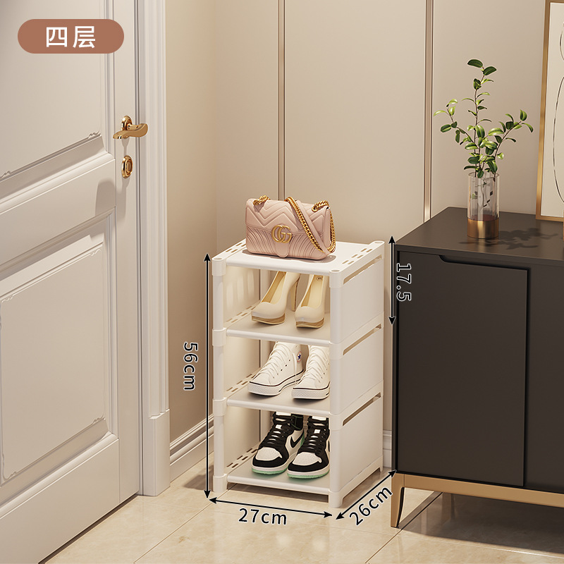 Picture of Shoe rack home door multi-storey small and narrow simple rental room shoe cabinet to store 2025 new dormitory shoes