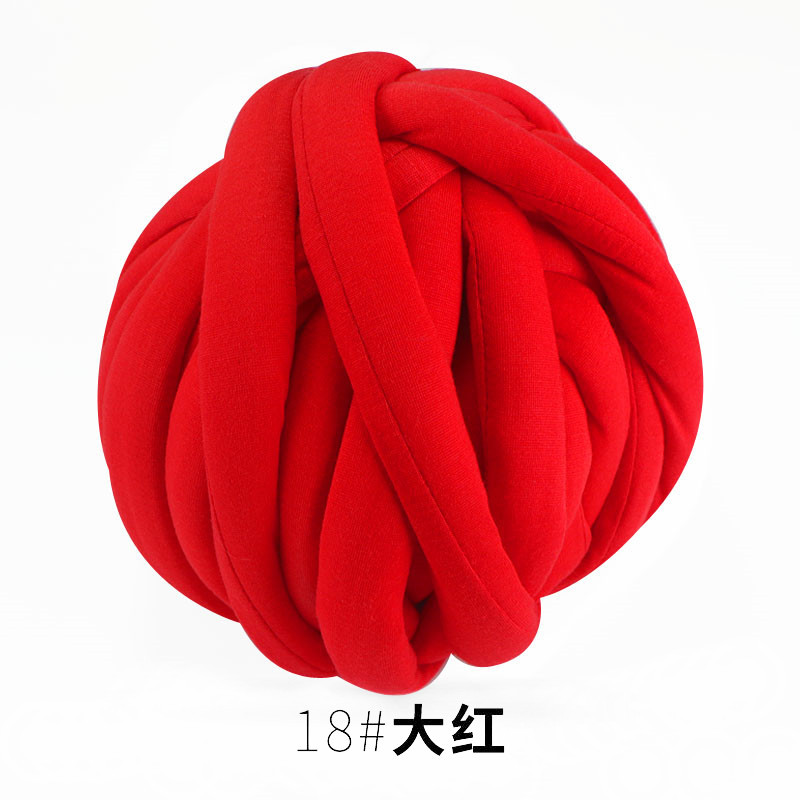 Picture of Heart-filling cotton warm velvet cotton Iceland wool DIY hand-woven hook blanket carpet cover blanket dog kennel cat nest cushion basket basket bag