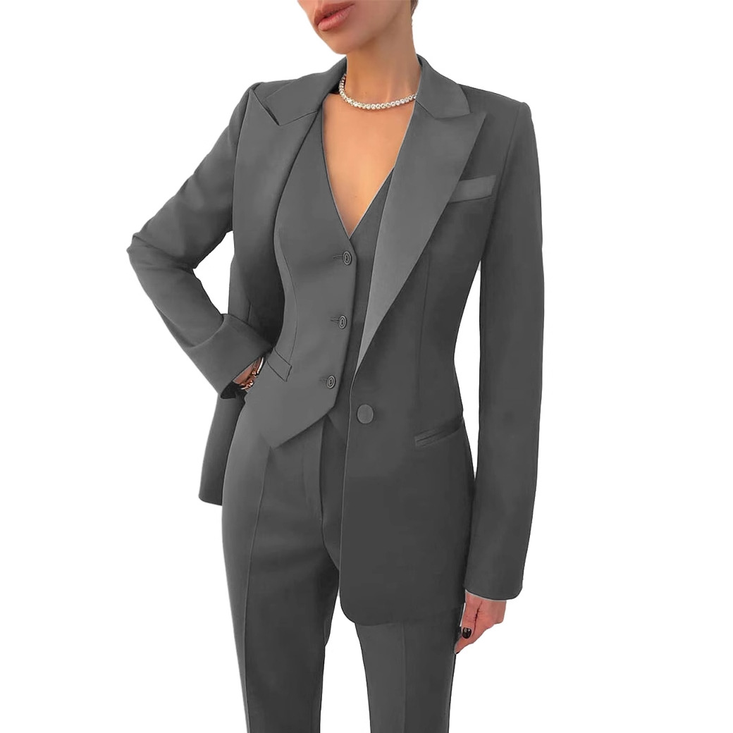 Picture of Cross-Border Women's Three-Piece Suit Business Professional Casual Women's Suit Amazon Best-Selling Three-Piece Suit for Women