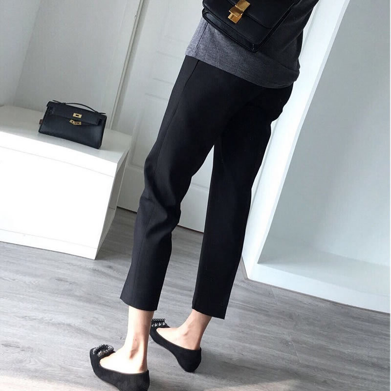 Picture of Pregnant Women's Pants Spring and Autumn Outer Wear Casual Western Pants Spring and Summer Thin Loose Cropped Wide Leg Pants Leggings Summer Wear Spring Wear
