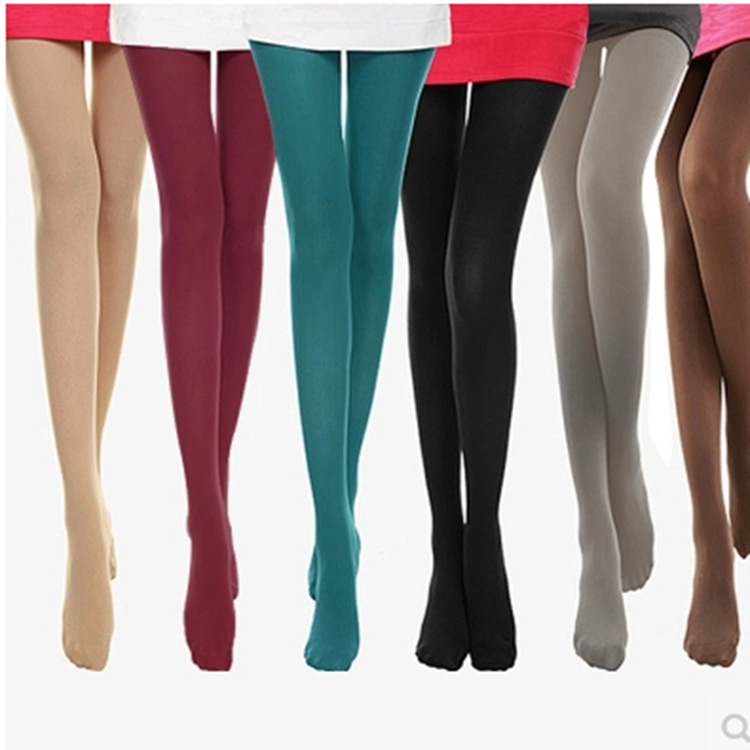 End single clearance processing color velvet pantyhose candy color leggings socks ladies foot wholesale