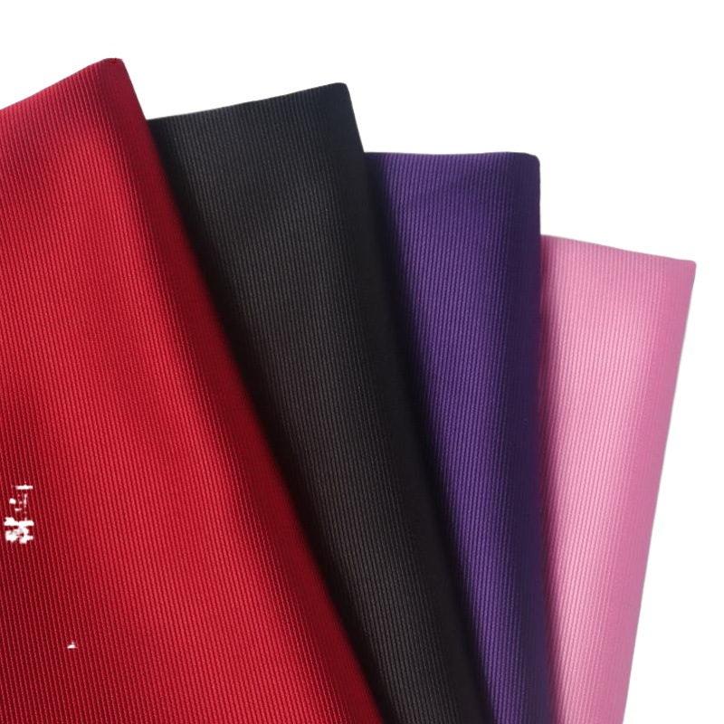 Solid color twill fabric in stock jacquard customizable polyester yarn-dyed thread fabric jacquard cloth tie bow tie fabric