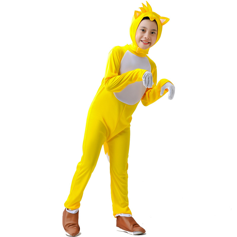 Picture of Halloween Sonic Costume Children's Cosplay Cospla Super Sonic Mouse Costume Hedgehog Sonic Kid Clothes