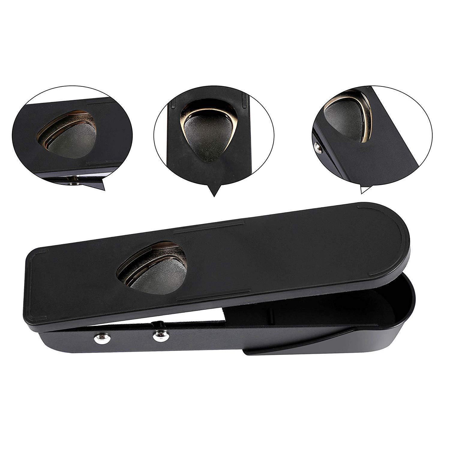 Picture of Guitar pick cutter guitar pick making kit hole punch +25 pieces pick strip + pick clip