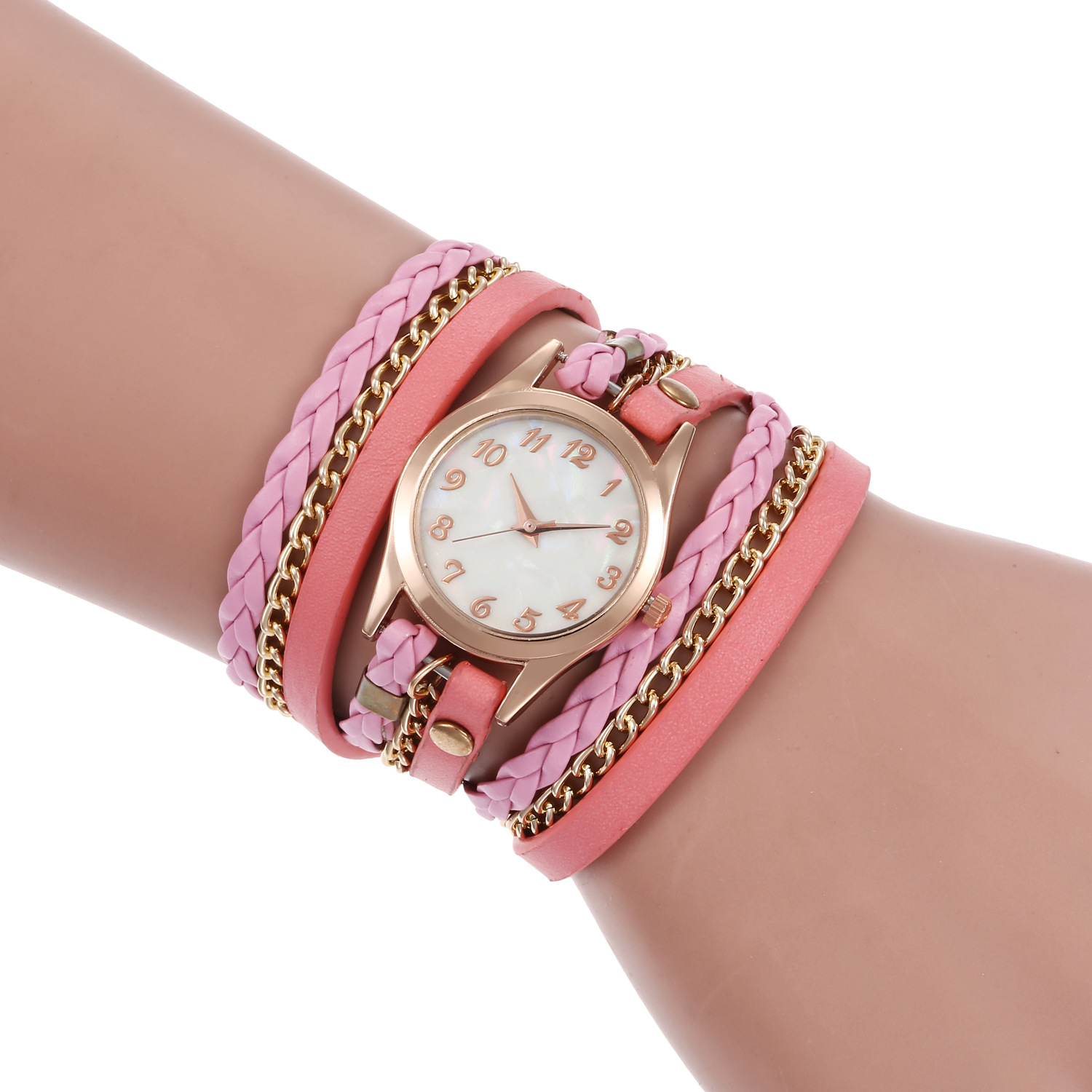 wish women watch quartz ladies winding watch fashion hand woven fashion watch quartz watch wholesale