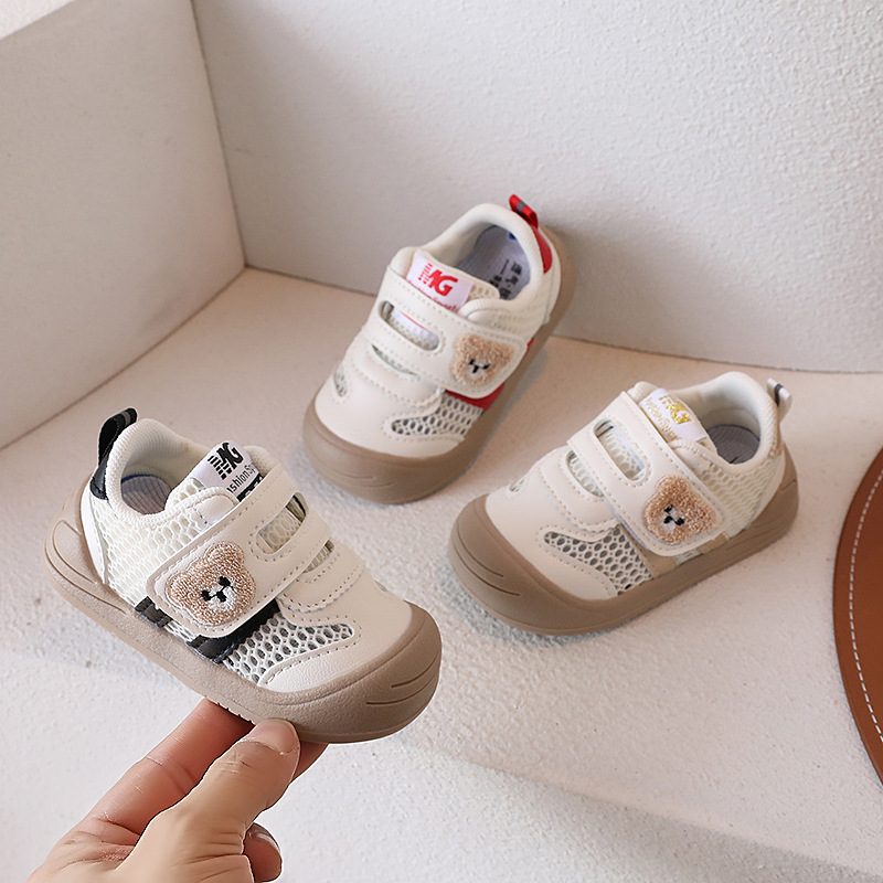 Baby Toddler Shoes Soft Sole Children's Sports Hollow Mesh Breathable Shoes Baby Shoes Boys Running Shoes Girls Shoes