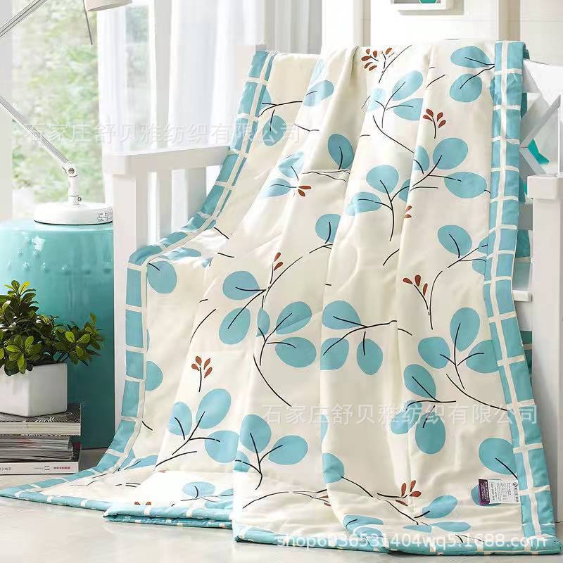 Picture of New Summer Cool Quilt Air-Conditioned Quilt Single and Double Thin Quilt Company Welfare Gift Quilt Spring & Fall Quilt Core Machine Washable