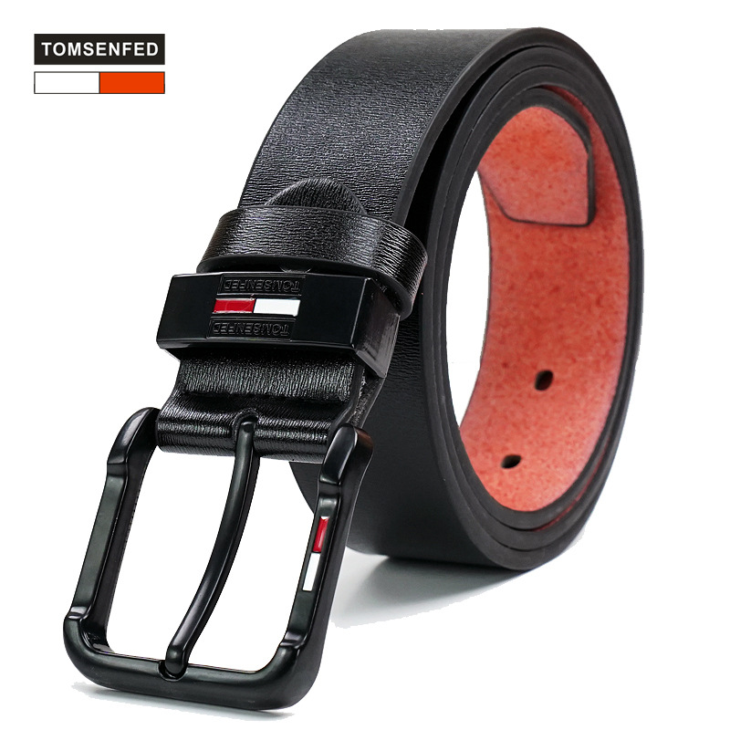 TOMSENFED new men's antique pin buckle belt foreign trade cross-border pants belt manufacturers direct supply perennial in stock