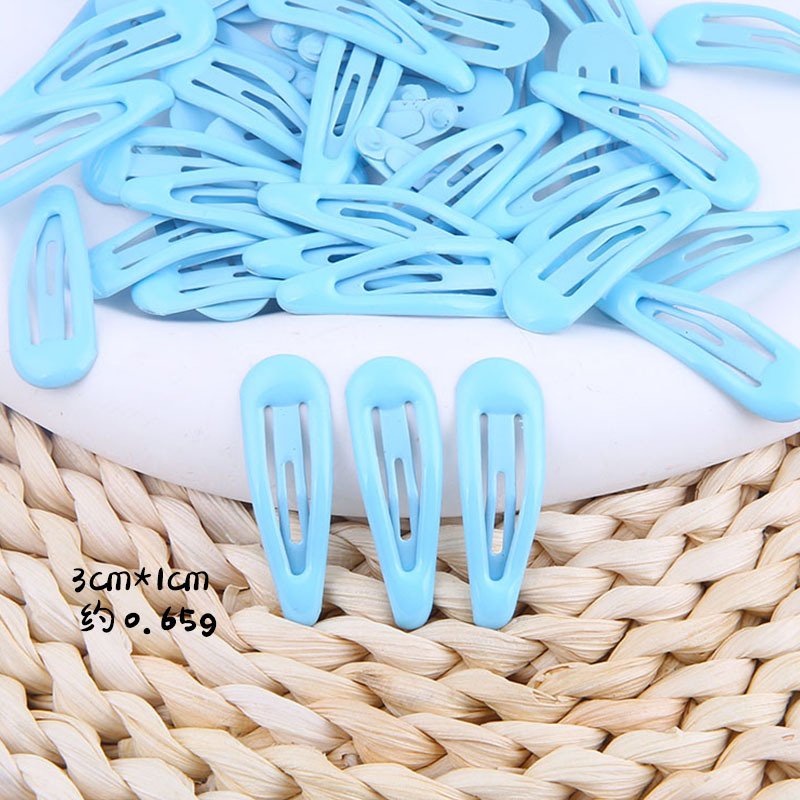 Picture of Candy Colorful Hairpin Hyuna Style Colorfulful Water Drop Clip Glue Bb Clip Hairpin Duckbill Clip Korean DIY Headwear Wholesale