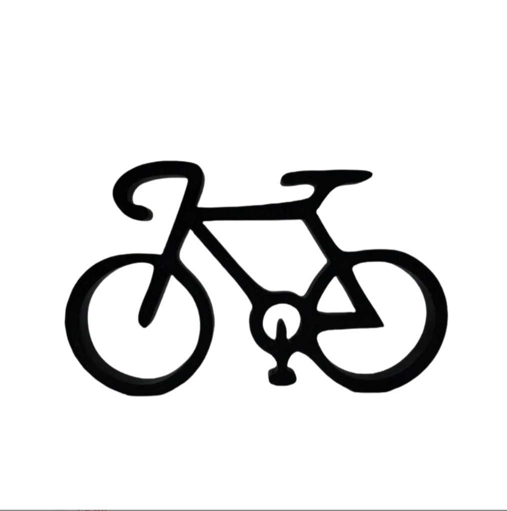 Picture of Simple Bicycle Sculpture wire frame | Bicycle silhouette Minimalistic Bicycle Sculpture