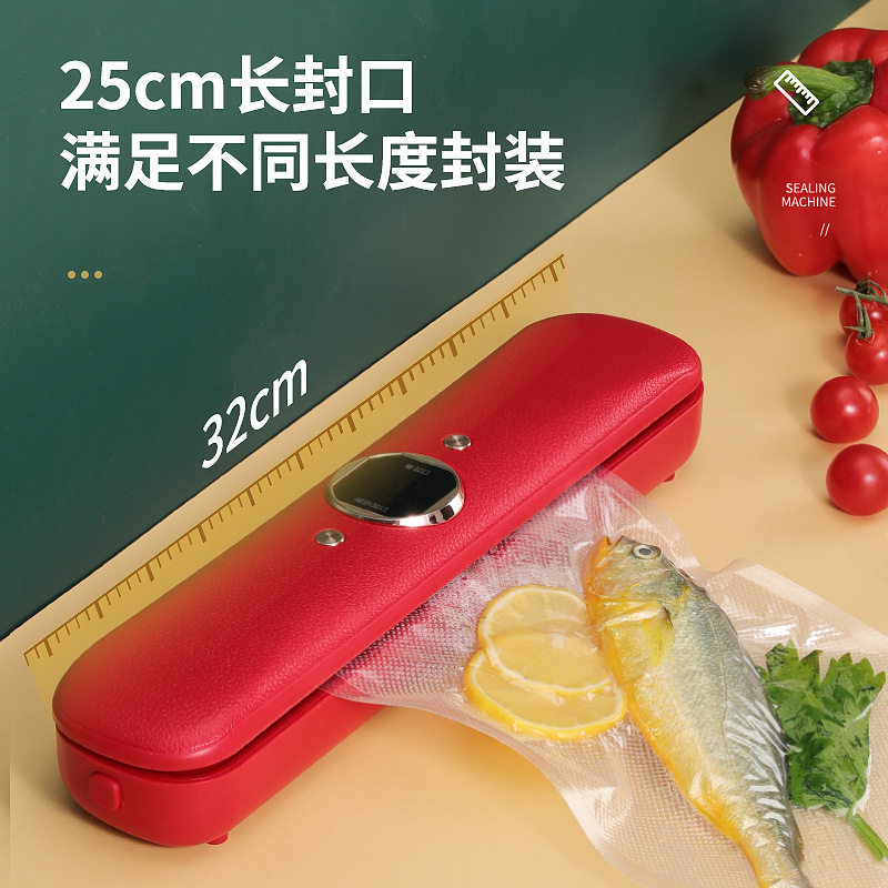 In stock vacuum packaging machine upgrade portable mini household vacuum sealing machine portable kitchen Preservation Machine