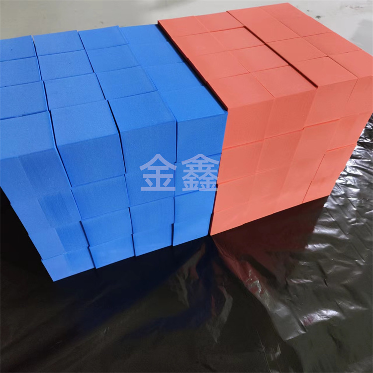 In stock wholesale red EVA building blocks toys kindergarten EVA square children teaching aids can be printed with various patterns