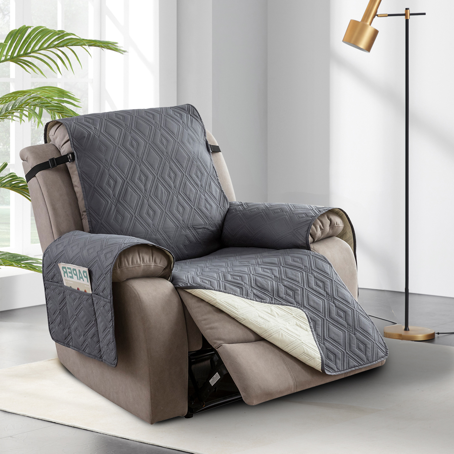 Ringge Waterproof Sofa Cushion Chivas Recliner Sofa Cover Non-Slip Waterproof Pet Sofa Protective Cushion Cover