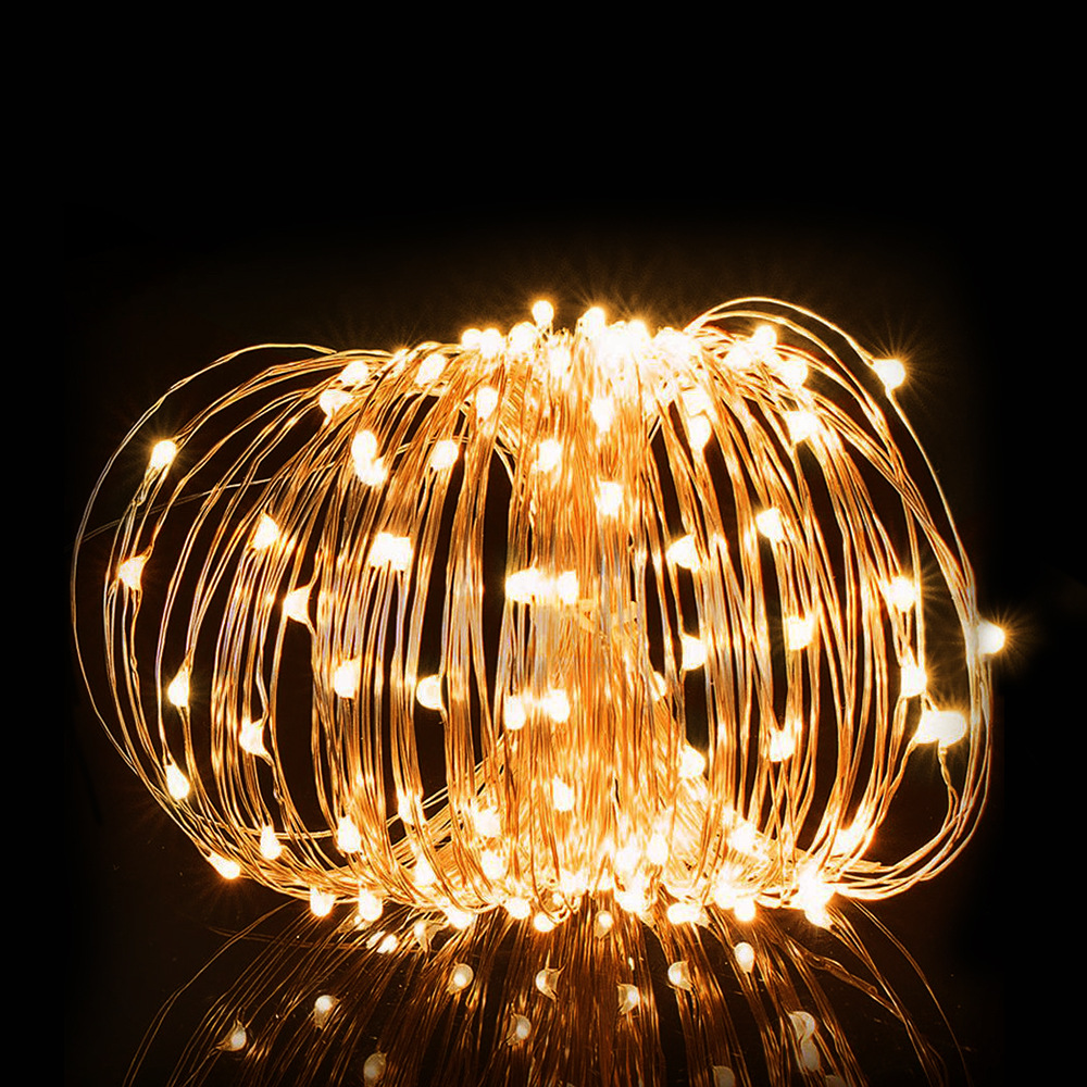 Picture of Led shape copper wire lamp mini snowman crutch snowflake fastener copper wire lamp decorative lights strictly selected light string