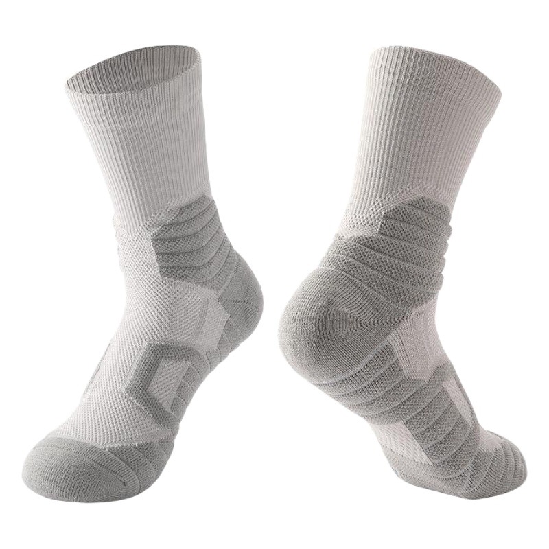 Adult training basketball socks men's sports socks college students tide brand high-top stockings thickened elite towel bottom manufacturers