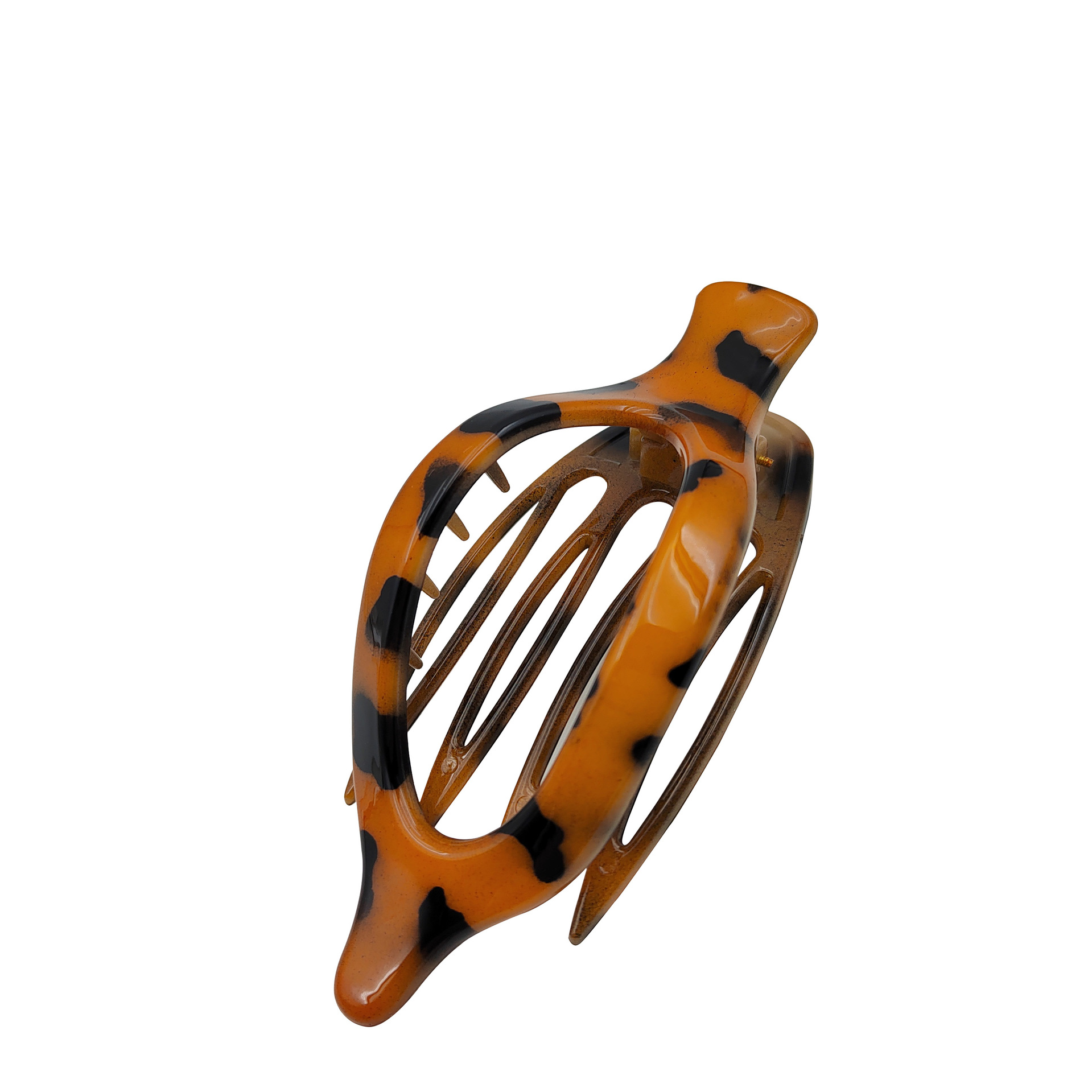 Picture of Cross-Border Large Flat Duckbill Clip Oval Hair Claw Clip European and American Fashion Back of the Head Claw Clip French Matte Hair Accessory