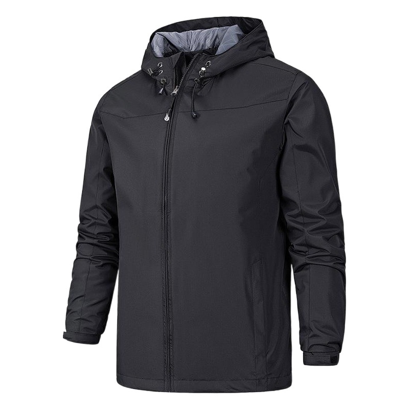 Spring and Autumn Men's Outdoor Fishing Clothes Windbreaker Hooded Jacket Men's Thin Windbreaker Waterproof Jacket Men's Jacket