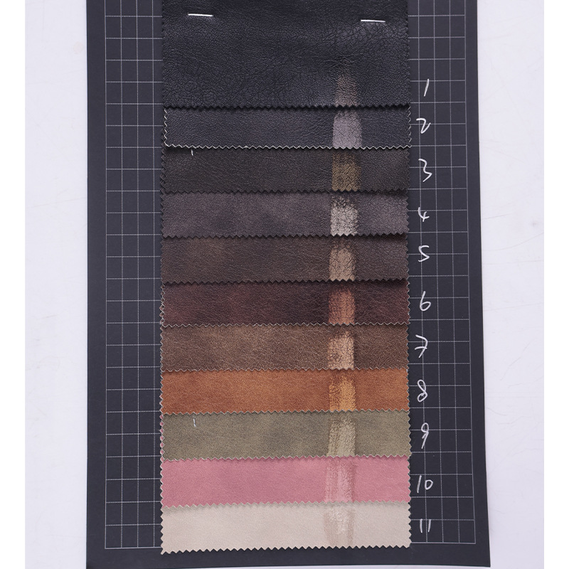 Picture of Manufacturer's Spot 0.7mm Moscow Pu Leather Leather Clothing Leather Multi-Color Jacket Skirt Pu Leather Leather Wholesale