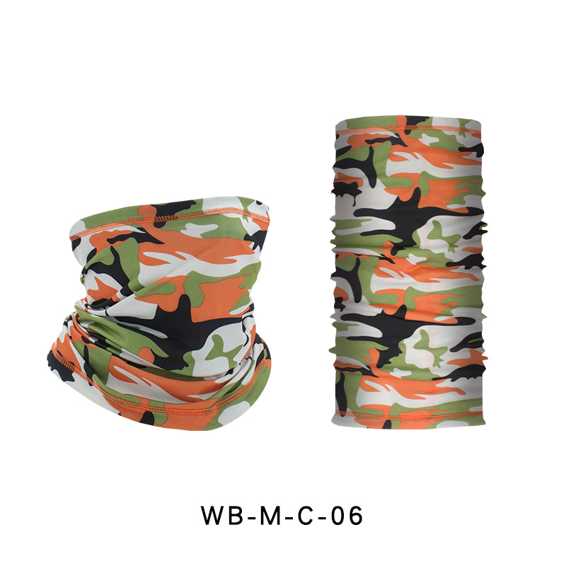 Picture of Outdoor breathable sunscreen breathable Ice Silk sports turban scarf Fishing Magic face scarf collar riding mask headgear