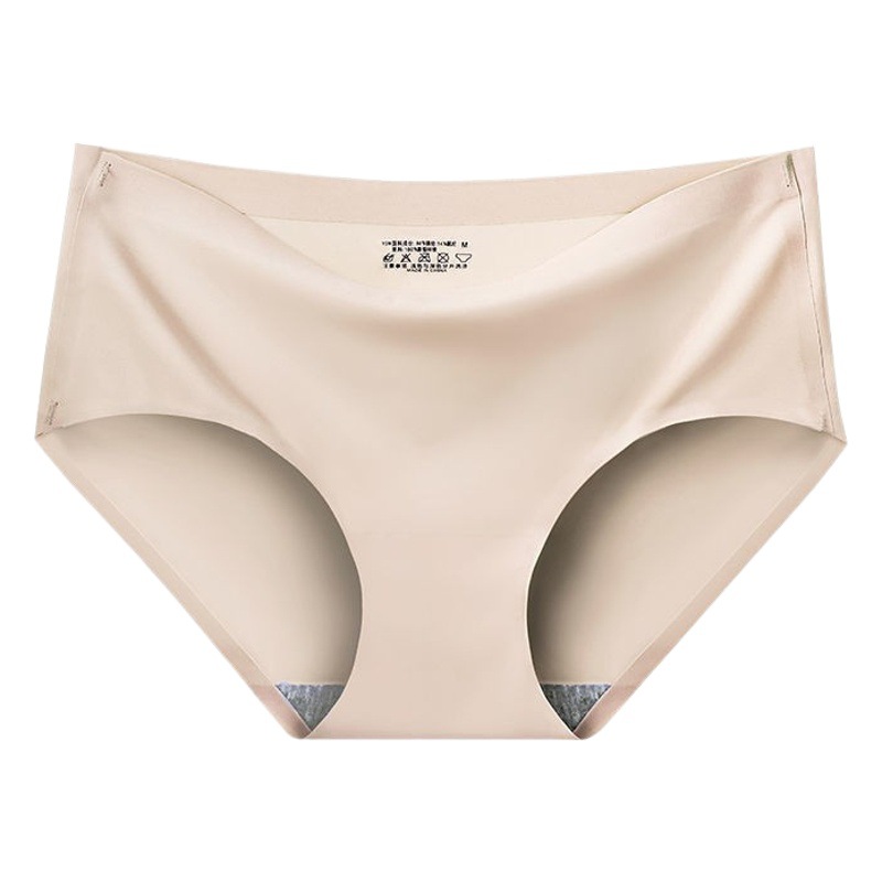 810 Ice Silk seamless underwear women's thin pure cotton breathable sexy girl's wind waist briefs wholesale