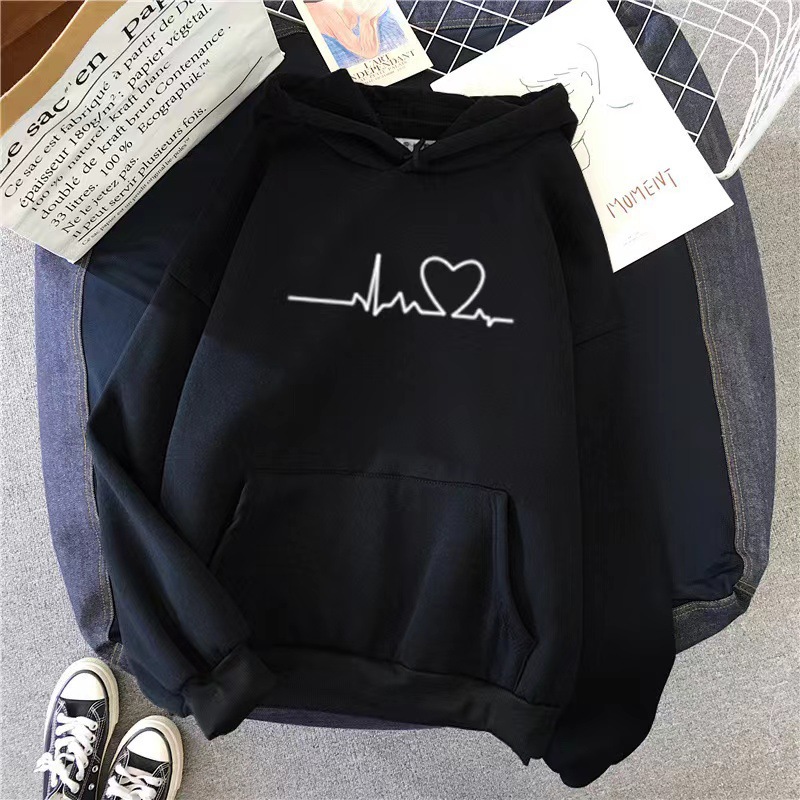 Picture of Cross-border Spring Casual Sweater Coat Women's Spring and Autumn Women's Clothing Early Spring fleece-lined Hooded Cardigan Spring New Women's Clothing