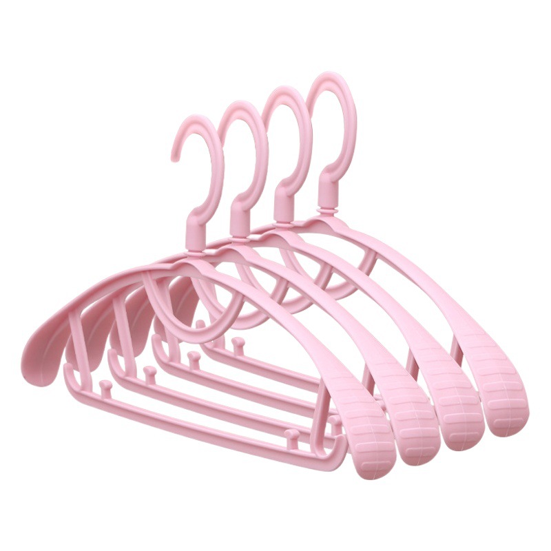 Household adult pants rack clothes rack plastic clothes support wholesale non-slip wide shoulder seamless clothing store clothes rack bold