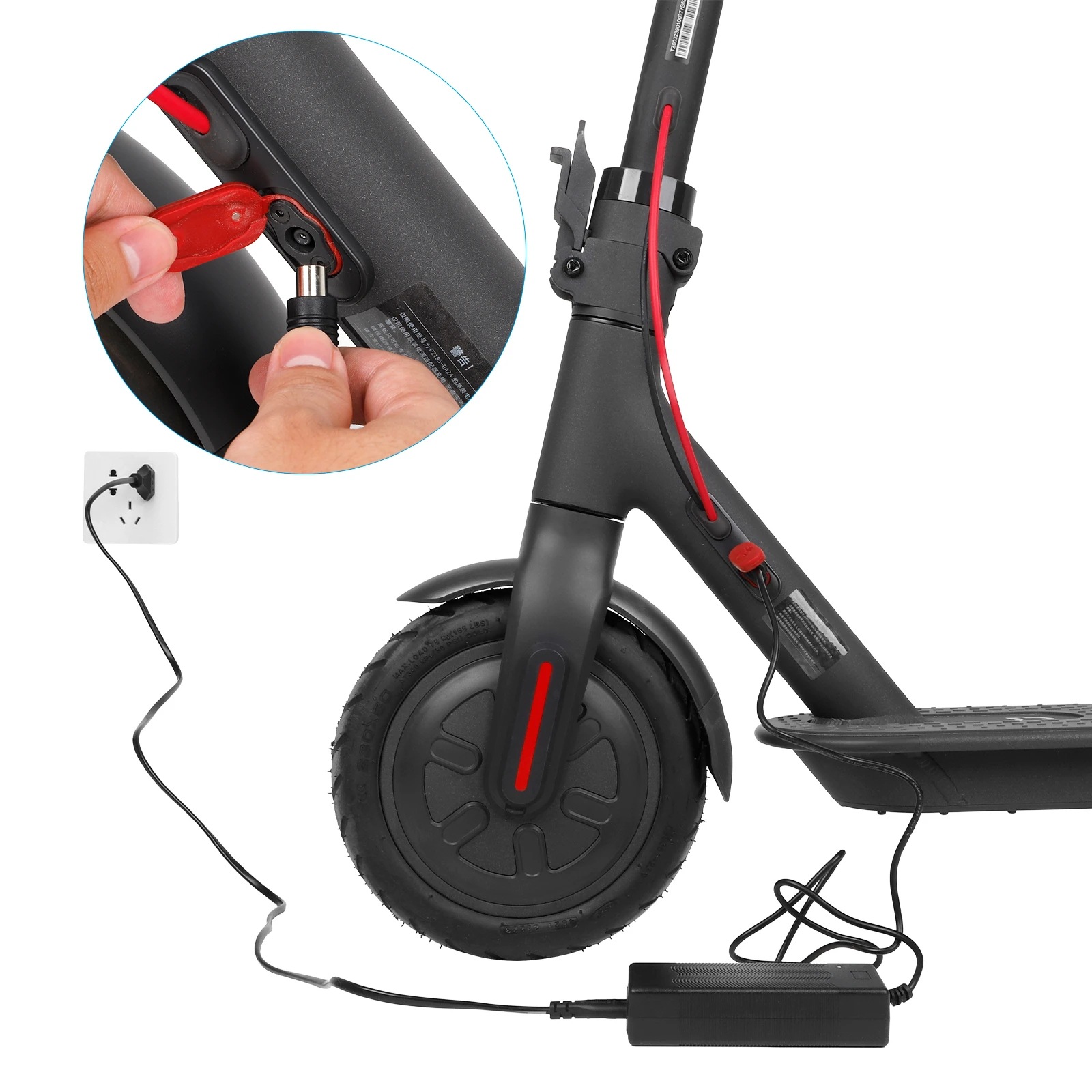 Picture of Suitable for Electric Scooter Charger 42V2A for M365 Pro No. 9 Es1 Es2 Battery Charger