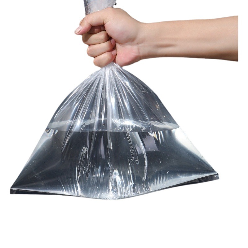 High pressure PE flat pocket disposable carton bag thickened transparent plastic film packaging bag dustproof moisture-proof bag