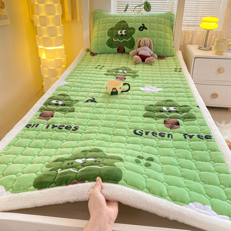 Picture of New thick milk velvet mattress student dormitory single mattress cotton bed mattress tatami warm cushion wholesale