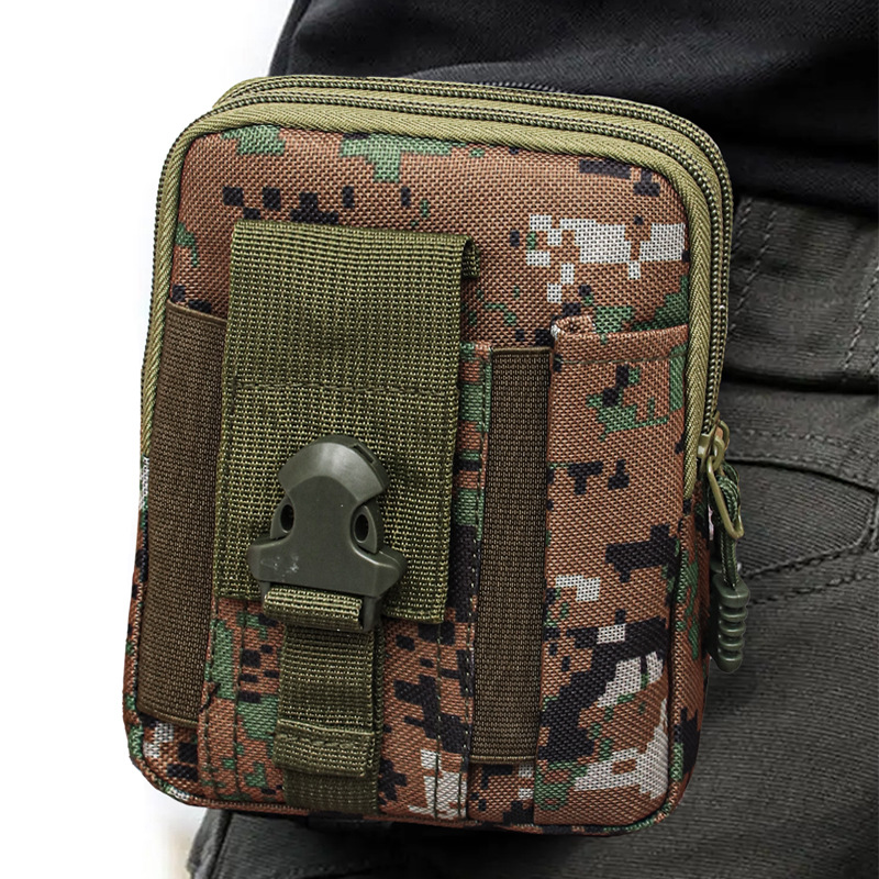 Picture of Men's New Waist Bag Mobile Phone Bag Construction Site Bag Crossbody Men's Coin Purse Wear Belt Bag