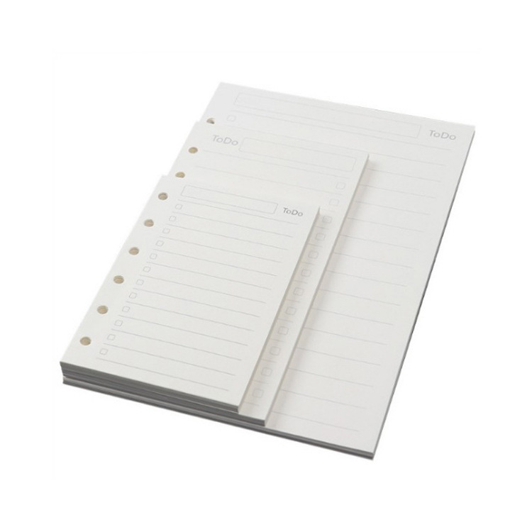 Picture of Dowling loose-leaf book for the core loose-leaf paper notebook hand book inner page notepad inner core a4a5a6 blank horizontal line
