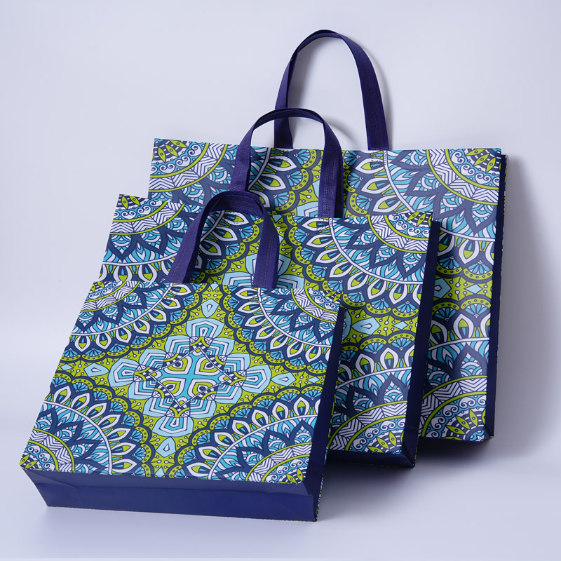 Non-Woven Handbag Packaging Environmentally Friendly Gift Bag Advertising Bag Custom Laminated Printing Logo Wholesale Storage Bag