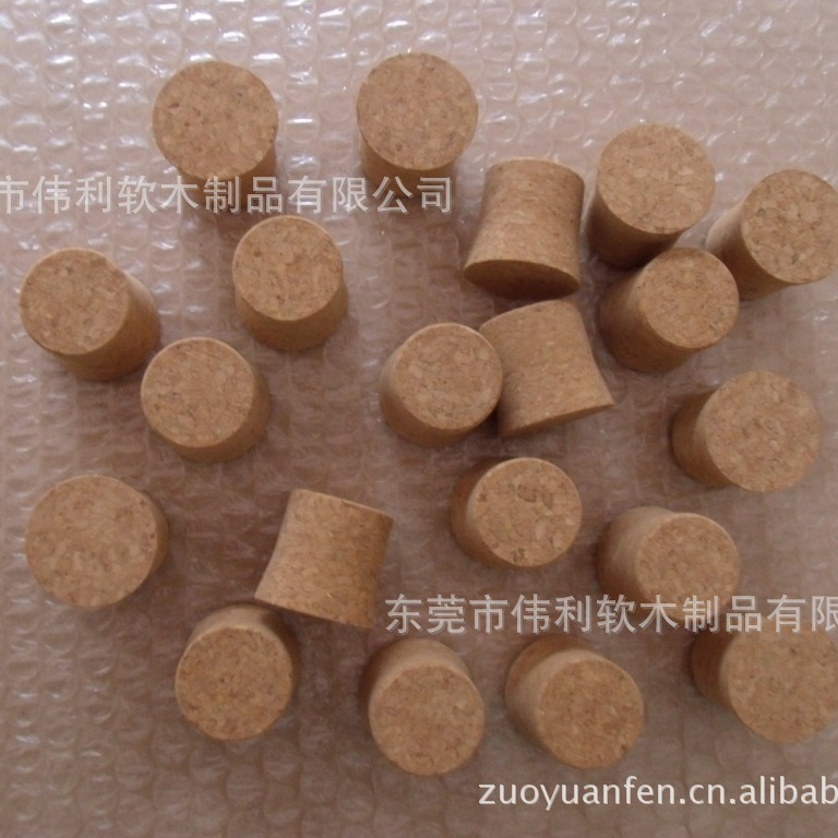 Eco-friendly cork synthetic cork suitable for horn bottle mouth shaped cork according to customer bottle mouth matching