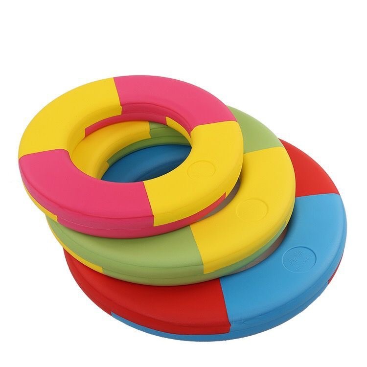 Picture of Yiwu source factory wholesale solid swimming ring EVA life buoy inflatable adult children thick and durable