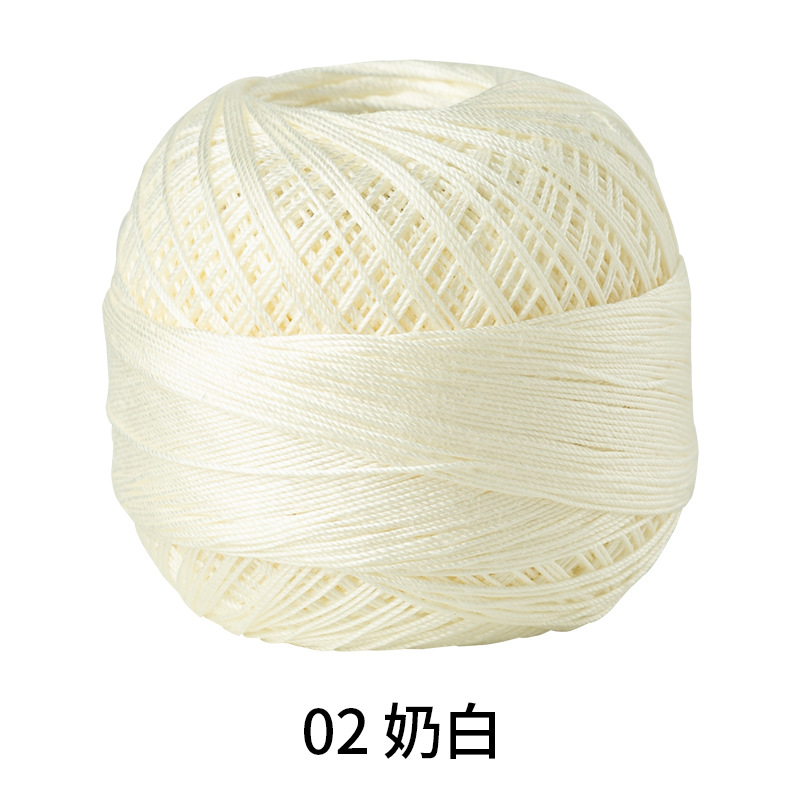 Picture of Color picking No. 10 micro hook lace thread hand-woven 40# fine wool crochet woven hand ball