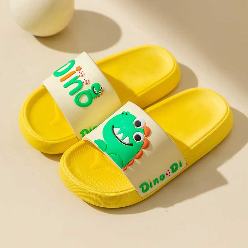 Picture of Daddy Pig Summer Cartoon Children's Slippers for Boys and Girls Indoor Home Non-slip Children's Outer Wear Big Children's Sandals and Slippers