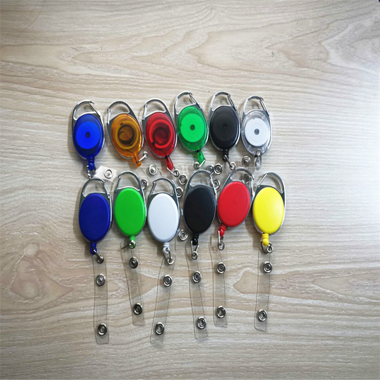 Picture of Spot all-metal wire rope easy-pull buckle anti-loss anti-theft key chain telescopic buckle wire rope easy-pull buckle cross-border