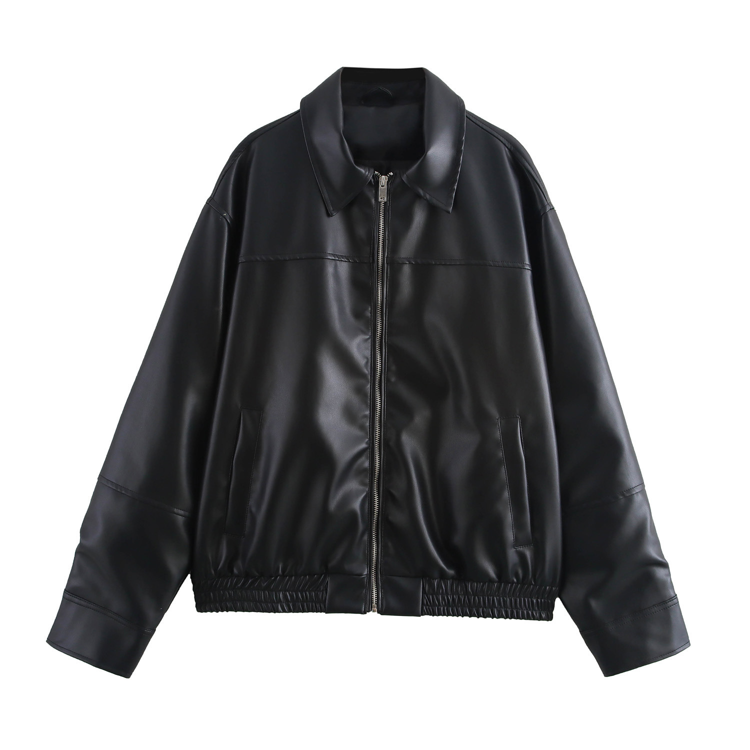Picture of Foreign trade 2024 autumn new women's transparent hard yarn aviator jacket coat sweet cool 4341864