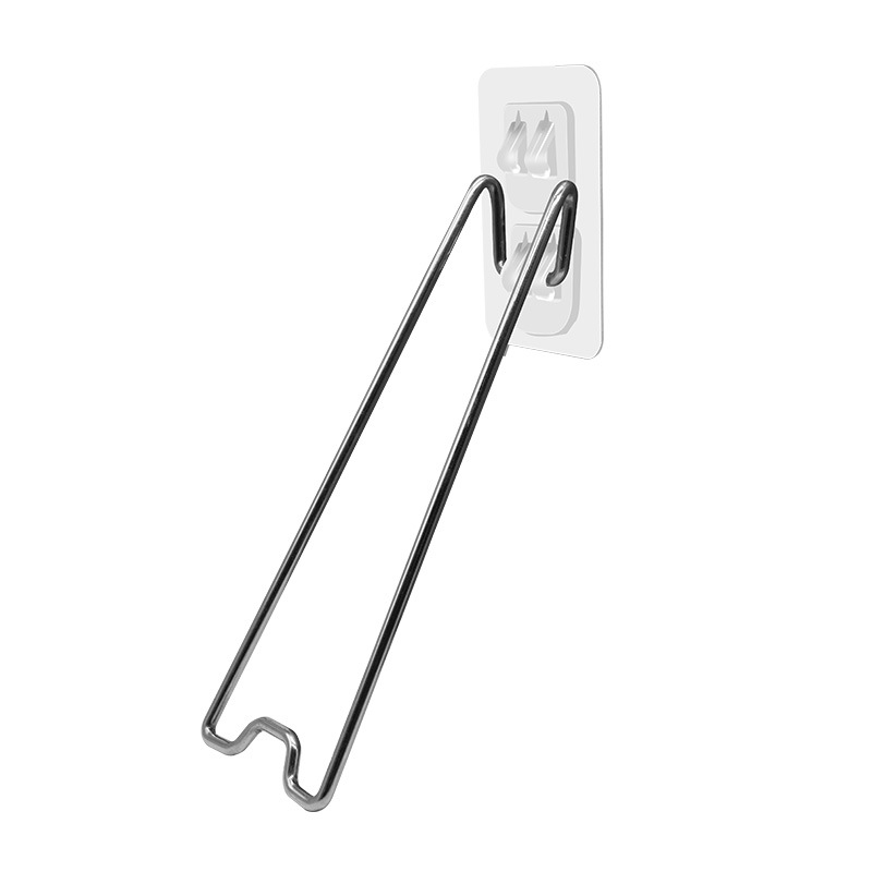 Picture of Photo frame bracket nail-free sticker desktop stainless steel pendulum rack certificate photo album support stand display stand traceless magic adhesive