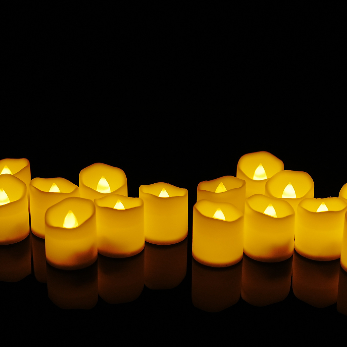 Picture of Cross-border electronic candle light Christmas small candle mini LED simulation tea wax party proposal atmosphere light birthday wax