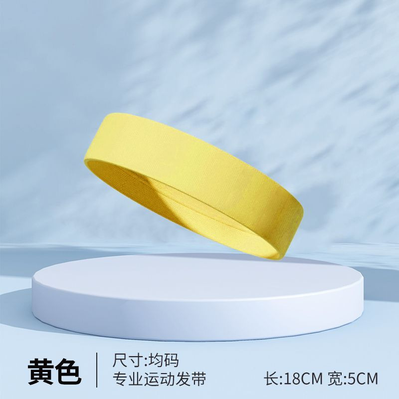Picture of New Sports Headband for Men and Women Outdoor Running Basketball Fitness Yoga Sweat-Wicking Breathable High-Elastic Hairband Anti-Sweat Band